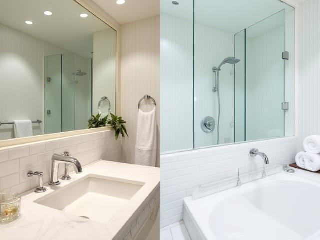 Before and after of a meticulously deep cleaned bathroom in an Ikoyi residence